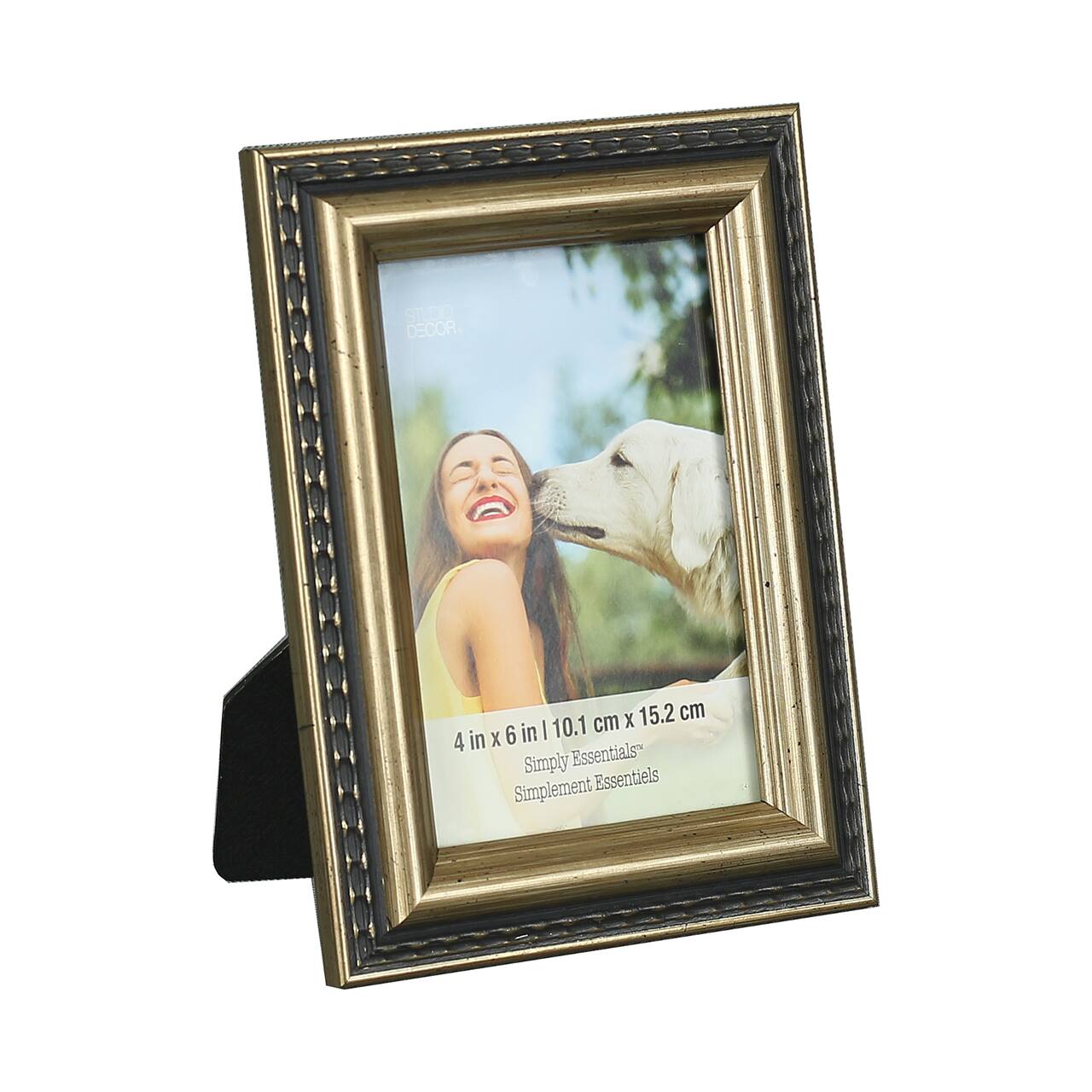 Gold Pickstitch Frame, Simply Essentials&#x2122; By Studio D&#xE9;cor&#xAE;